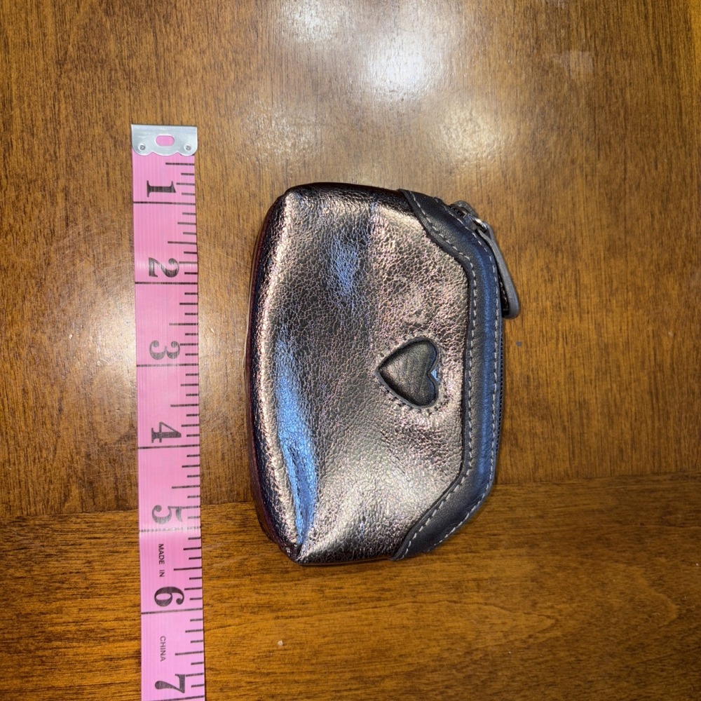 BRIGHTON Coin Pouch / Small Wallet‎ - Bronze Zip Closure